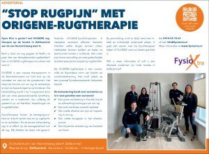 FysioXtra Stop rugpijn